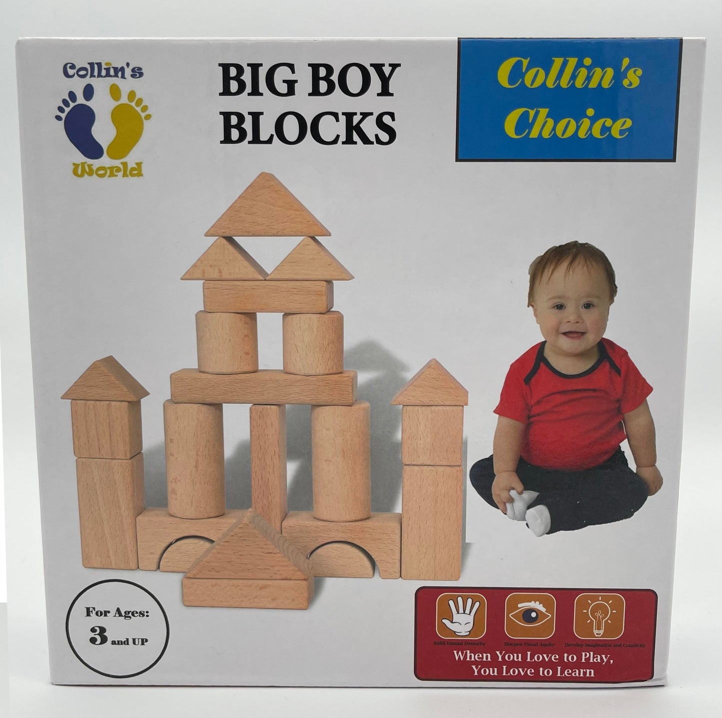 Collin's Choice: Big Boy Blocks (22 Pcs)