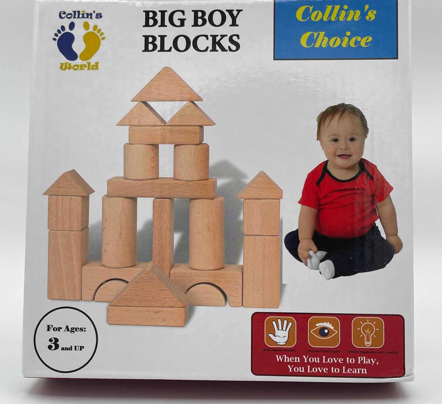 Collin's Choice: Big Boy Blocks (22 Pcs)